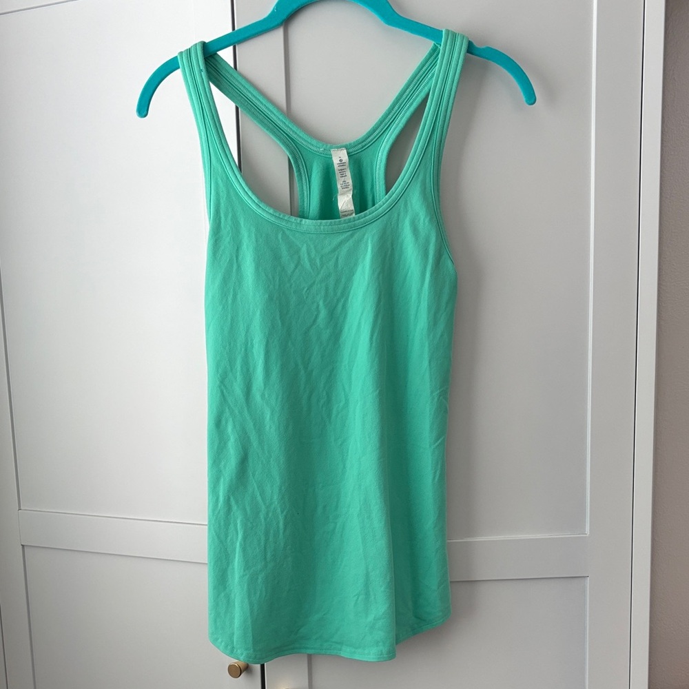 lululemon athletica Mint Green Racerback Tank